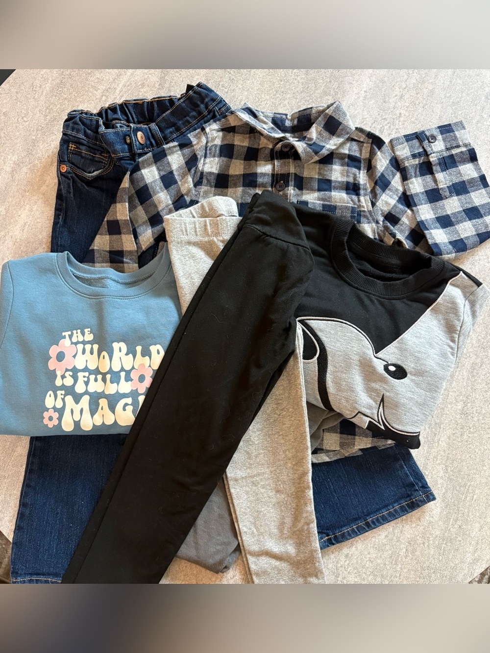 6 PC BUNDLE SIZE 4T-5T TODDLER